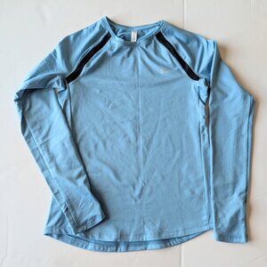 Under Armour COLD GEAR Cozy Graphic Shirt Long Sleeve Blue Womens Size: M